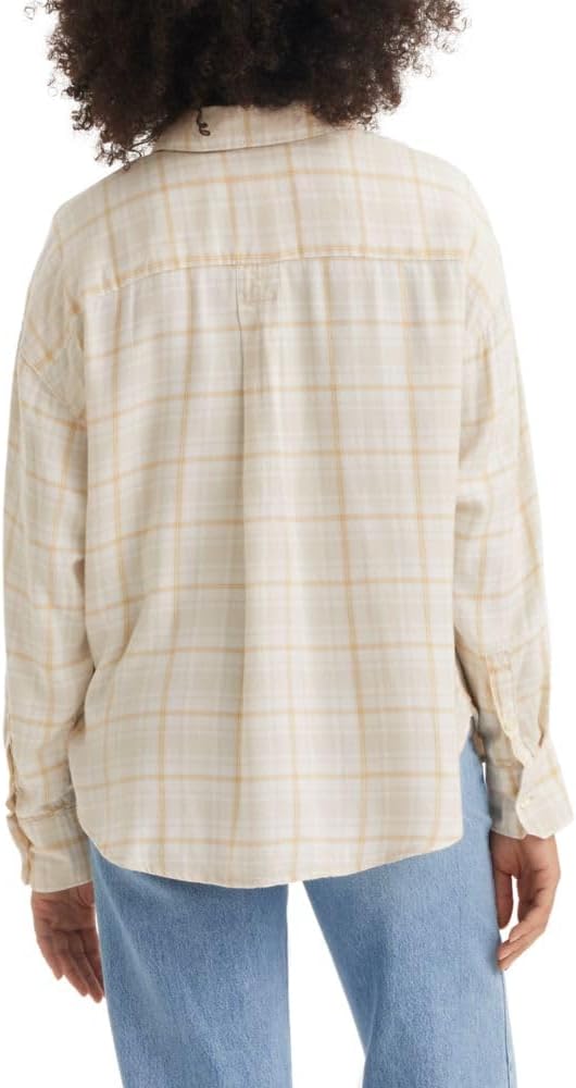 Levi's Women's Henri Flannel, Ecru - 7DAY'S