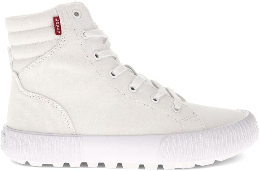 Levi's Women's Hightop Sneaker, White Mono, 6.5 - 7DAY'S