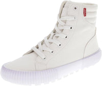 Levi's Women's Hightop Sneaker, White Mono, 6.5 - 7DAY'S