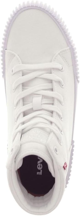 Levi's Women's Hightop Sneaker, White Mono, 6.5 - 7DAY'S