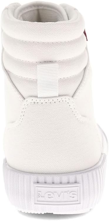 Levi's Women's Hightop Sneaker, White Mono, 6.5 - 7DAY'S