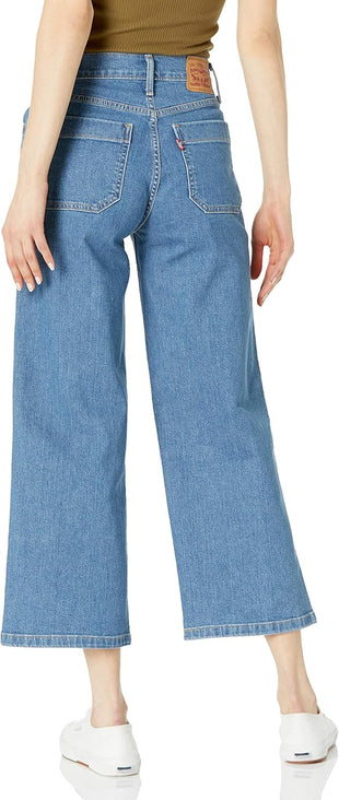 Levi's Women's Mile High Wide Leg Buttons Jeans - 7DAY'S