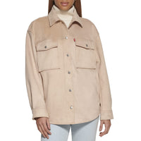 Levi's Women's Soft Faux Suede Shirt Jacket (Standard & Plus Sizes) - 7DAY'S