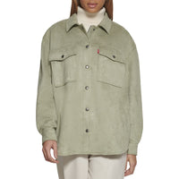 Levi's Women's Soft Faux Suede Shirt Jacket (Standard & Plus Sizes) - 7DAY'S