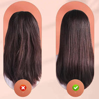 Life Sunny Mini Rechargeable Cordless Curling Iron - Dual Purpose for Short Hair (White) - 7DAY'S