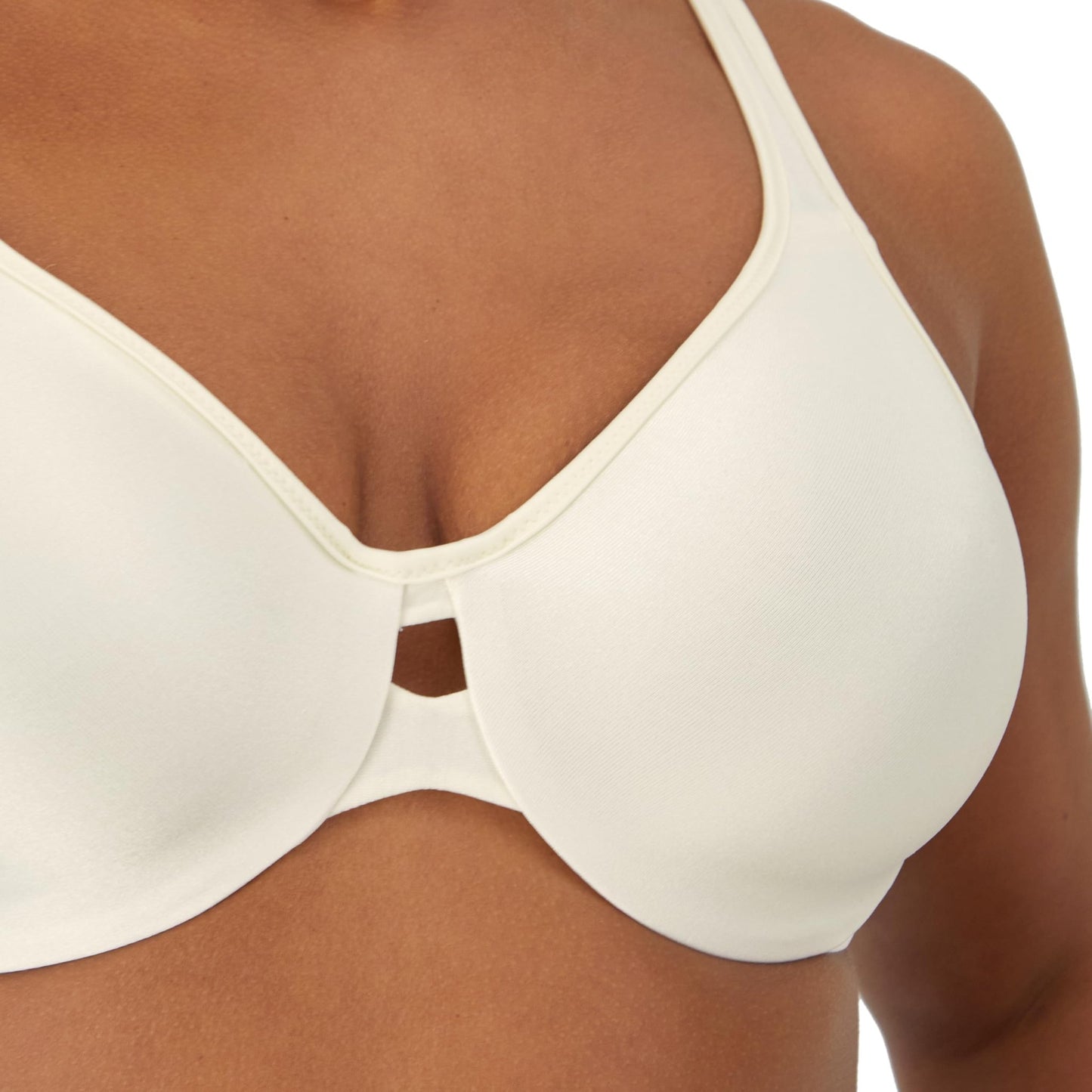 Lilyette Women's 0904 Plunge Into Comfort Keyhole Minimizer Bra - 7DAY'S
