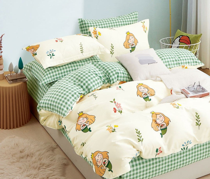 Little Mermaid 100% Cotton Comforter Set - 7DAY'S