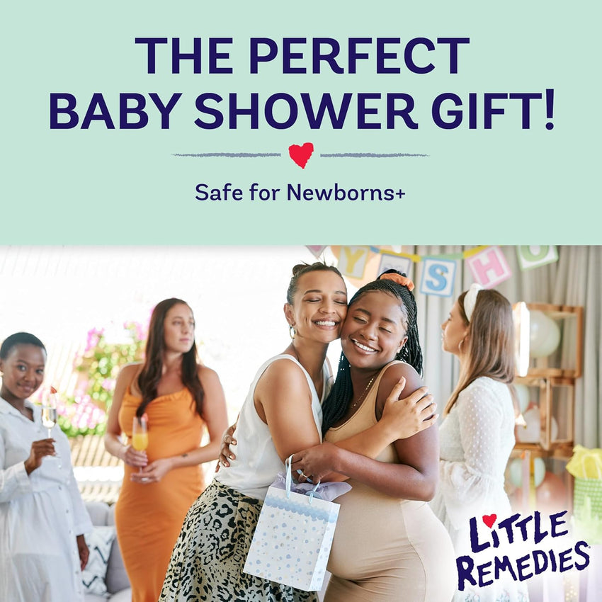Little Remedies, New Baby Essentials Kit, 6 Newborn Essentials, Saline Nasal Spray, Gas Relief Drops, Gripe Water, Fever Reliever, & Diaper Ointment - 7DAY'S