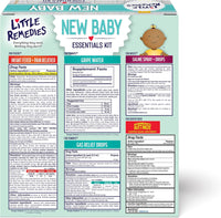 Little Remedies, New Baby Essentials Kit, 6 Newborn Essentials, Saline Nasal Spray, Gas Relief Drops, Gripe Water, Fever Reliever, & Diaper Ointment - 7DAY'S