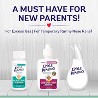 Little Remedies, New Baby Essentials Kit, 6 Newborn Essentials, Saline Nasal Spray, Gas Relief Drops, Gripe Water, Fever Reliever, & Diaper Ointment - 7DAY'S