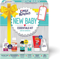 Little Remedies, New Baby Essentials Kit, 6 Newborn Essentials, Saline Nasal Spray, Gas Relief Drops, Gripe Water, Fever Reliever, & Diaper Ointment - 7DAY'S