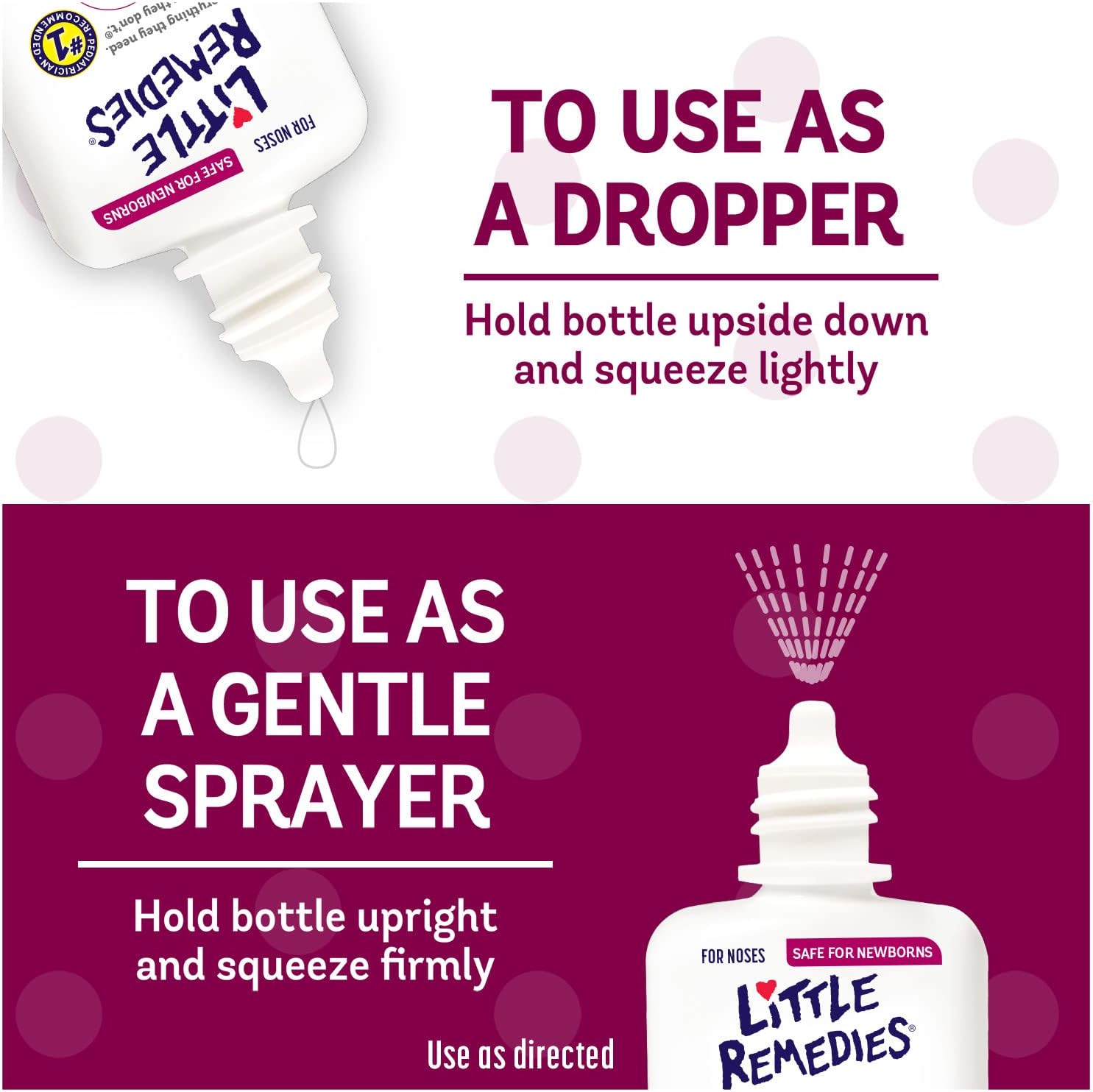Little Remedies, Saline Nasal Spray and Saline Drops for Baby and Newborn, 0.5 Fl Oz, 3 Pack - 7DAY'S