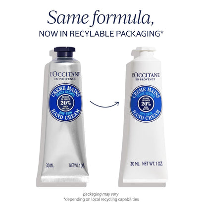 L'OCCITANE 20% Organic Shea Butter Hand Cream, Nourishes & Protects Dry Hands, Fast - Absorbing, Non - Greasy, Leaves Skin Moisturized & Soft, Vegan - 7DAY'S