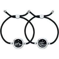 Long Distance Touch Bracelets for Couples, Vibration & Light up for Love Couples Bracelets - 7DAY'S