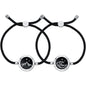 Long Distance Touch Bracelets for Couples, Vibration & Light up for Love Couples Bracelets - 7DAY'S