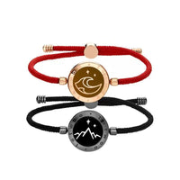 Long Distance Touch Bracelets for Couples, Vibration & Light up for Love Couples Bracelets - 7DAY'S