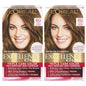 L'Oreal Paris Excellence Creme Permanent Hair Color, 4 Dark Brown, 100 percent Gray Coverage Hair Dye, Pack of 1 - 7DAY'S