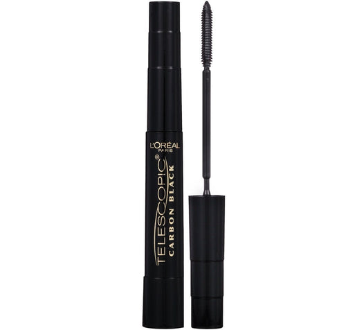 L'Oreal Paris Makeup Telescopic Original Lengthening Mascara, Blackest Black, 0.27 Fl Oz (1 Count) - 7DAY'S