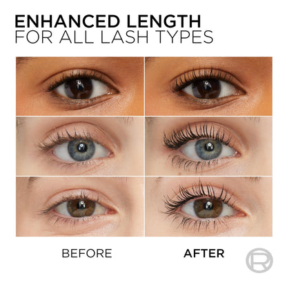 L'Oreal Paris Makeup Telescopic Original Lengthening Mascara, Blackest Black, 0.27 Fl Oz (1 Count) - 7DAY'S