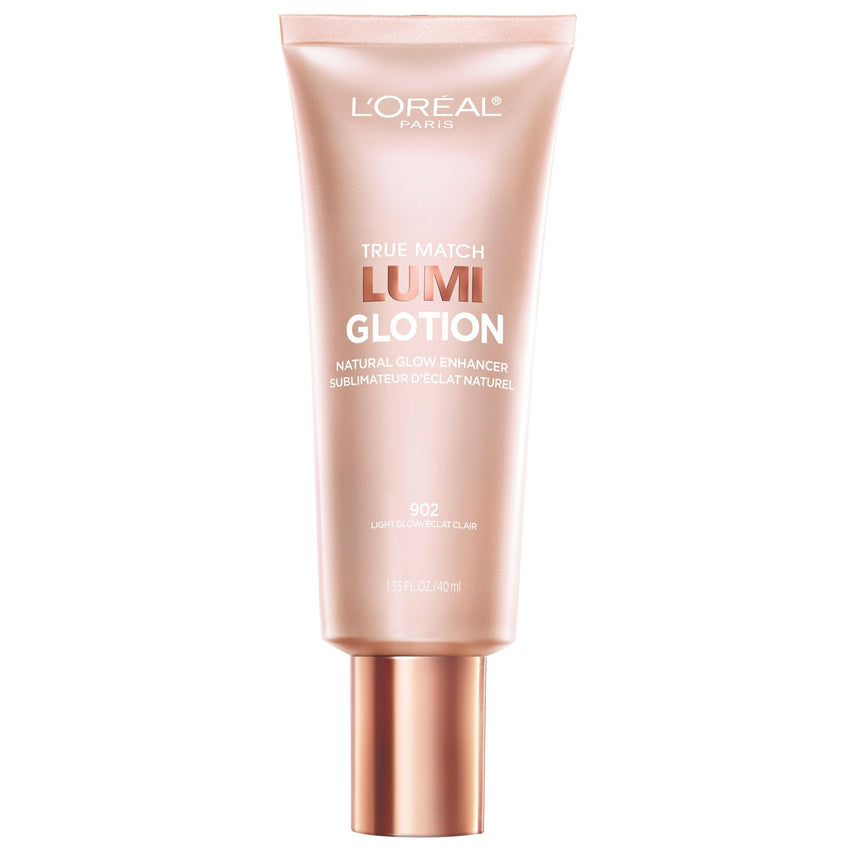 L'Oreal Paris Makeup True Match Lumi Glotion, Natural Glow Enhancer, Illuminator Highlighter, Bronzing Drops For a Sun - Kissed Glow, 902 Light - 7DAY'S