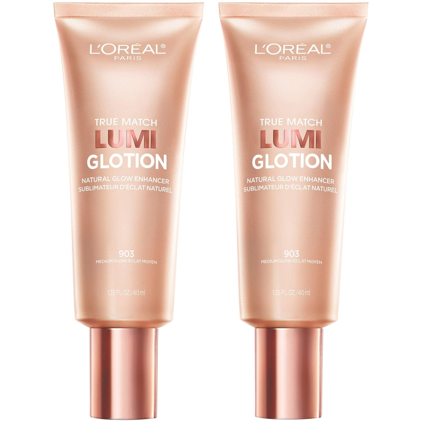 L'Oreal Paris Makeup True Match Lumi Glotion, Natural Glow Enhancer, Illuminator Highlighter, Bronzing Drops For a Sun - Kissed Glow, 902 Light - 7DAY'S