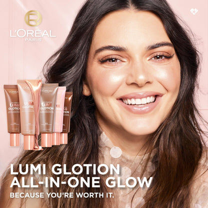 L'Oreal Paris Makeup True Match Lumi Glotion, Natural Glow Enhancer, Illuminator Highlighter, Bronzing Drops For a Sun - Kissed Glow, 902 Light - 7DAY'S