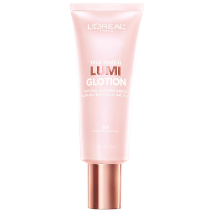 L'Oreal Paris Makeup True Match Lumi Glotion, Natural Glow Enhancer, Illuminator Highlighter, Bronzing Drops For a Sun - Kissed Glow, 902 Light - 7DAY'S