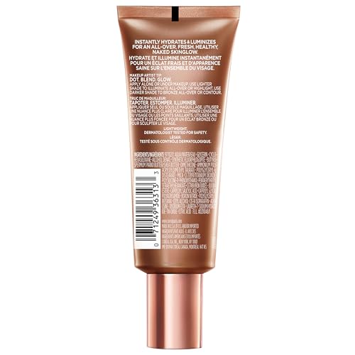 L'Oreal Paris Makeup True Match Lumi Glotion, Natural Glow Enhancer, Illuminator Highlighter, Bronzing Drops For a Sun - Kissed Glow, 902 Light - 7DAY'S