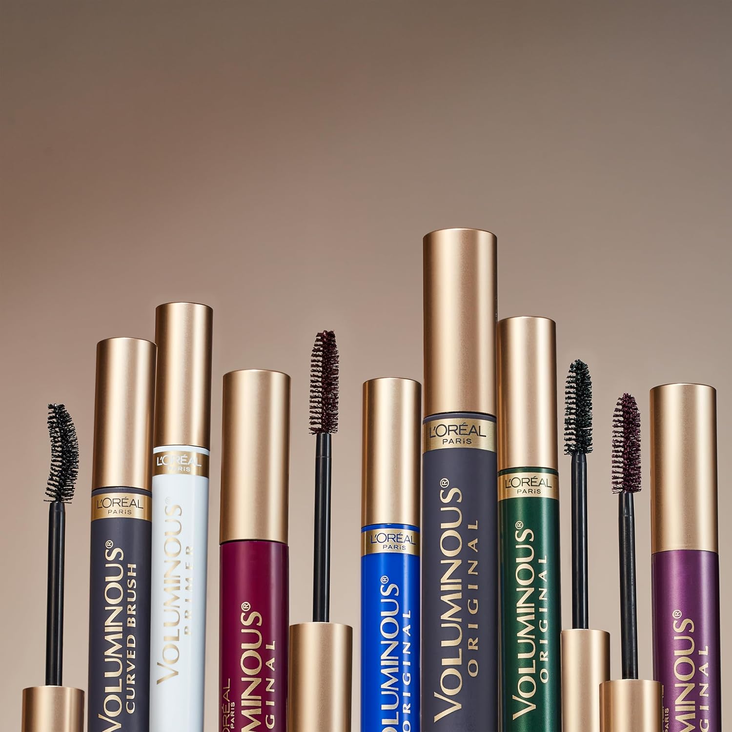 L'Oreal Paris Makeup Voluminous Original Volume Building Mascara, Blackest Black, 0.28 fl; Oz, 1 Count - 7DAY'S