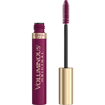 L'Oreal Paris Makeup Voluminous Original Volume Building Mascara, Blackest Black, 0.28 fl; Oz, 1 Count - 7DAY'S