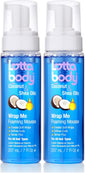 Lottabody Coconut Oil and Shea Wrap Me Foaming Curl Mousse , Creates Soft Wraps, Hair Mousse for Curly Hair, Defines Curls, Anti Frizz, 7 Fl Oz - 7DAY'S