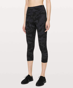 lululemon Align Crop 21" (Heritage 365 Camo Deep Coal, 4) - 7DAY'S