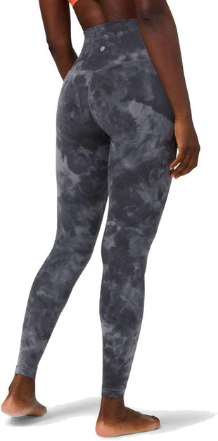 LULULEMON Align Hi-Rise Pant 28" (Diamond Dye Pitch Grey Graphite Grey, 4, Numeric_4)