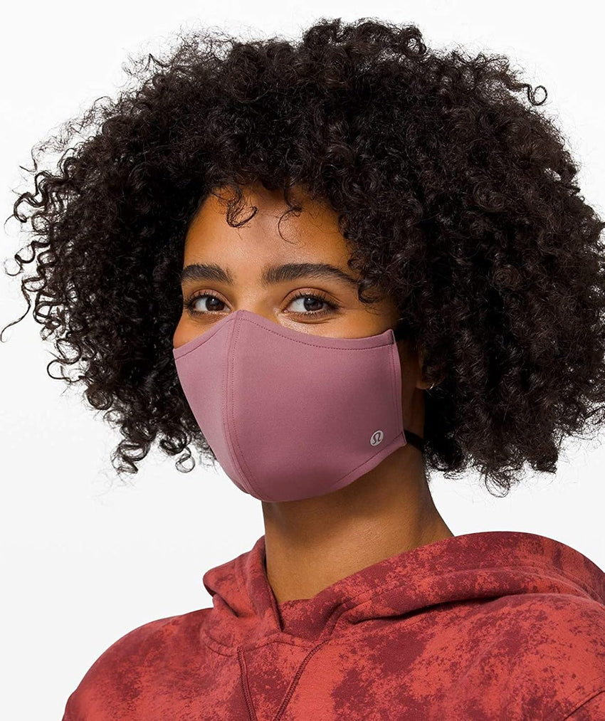 Lululemon Athletica Double Strap Face Mask (Plumful), One Size - 7DAY'S