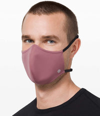 Lululemon Athletica Double Strap Face Mask (Plumful), One Size - 7DAY'S