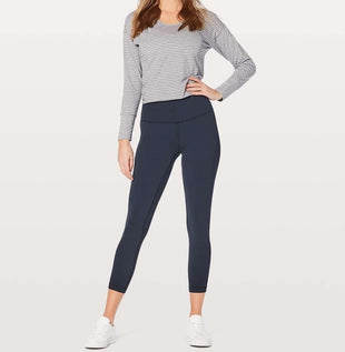 Lululemon Athletica LULULEMON Align Hi - Rise Pant 25In (Navy, 0), Navy Blue - 7DAY'S