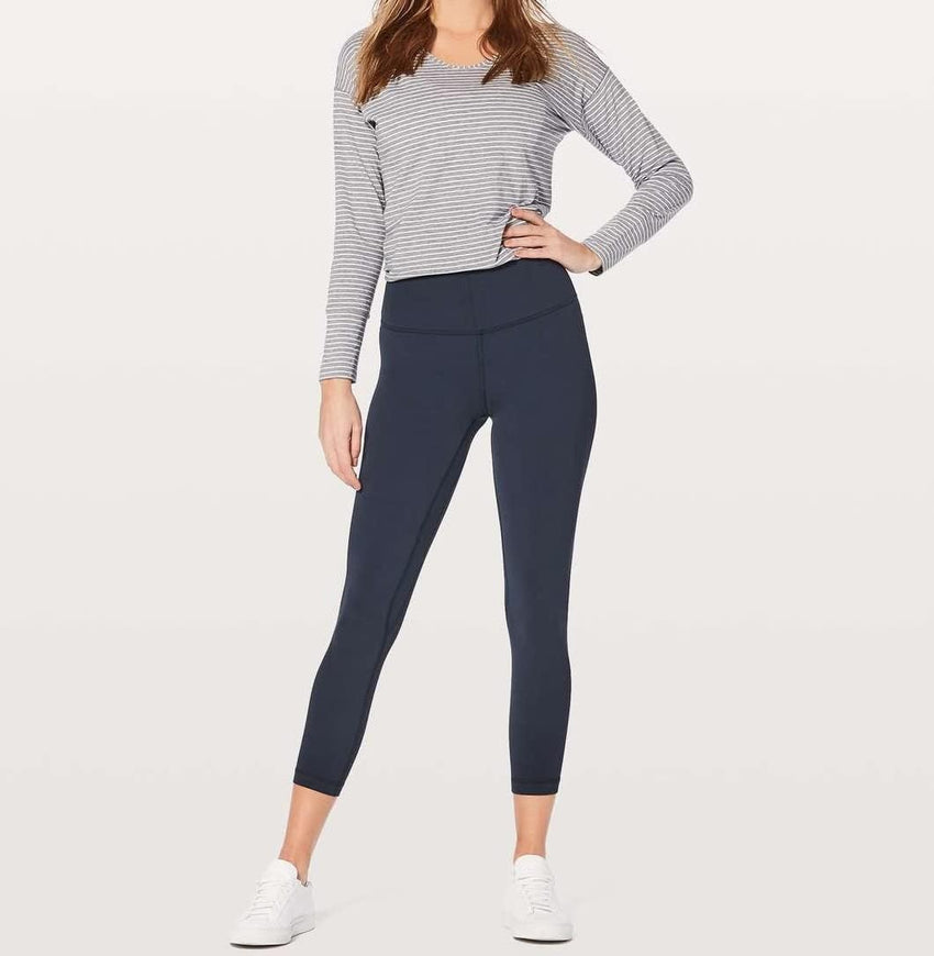 Lululemon Athletica LULULEMON Align Hi - Rise Pant 25In (Navy, 0), Navy Blue - 7DAY'S