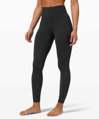 Lululemon Athletica LULULEMON Align Hi Rise Pant 25inch Black with Pockets 6 - 7DAY'S