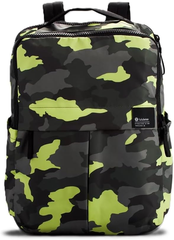 Lululemon Athletica Lululemon Backpack 2.0 23L (Heritage 365 Camo Neo Mint Multi/Black) - 7DAY'S
