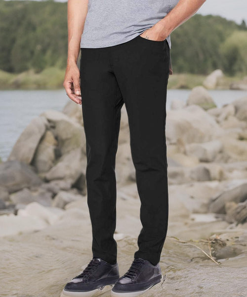 Lululemon Athletica LULULEMON Men's ABC Pant Slim (Black, 28) - 7DAY'S