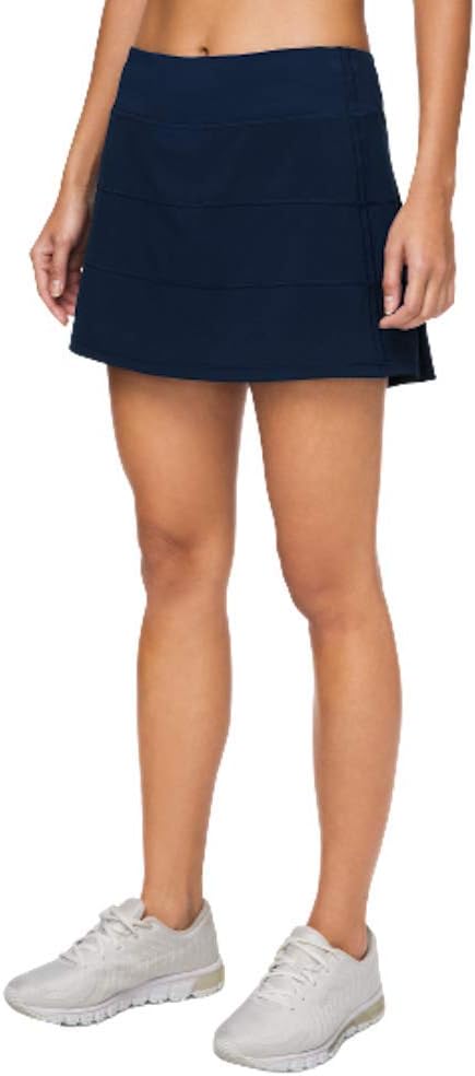 Lululemon Athletica Lululemon Pace Rival Mid Rise Skirt, 6, True Navy Tall - 7DAY'S