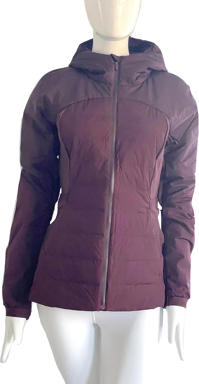 lululemon DOWN FOR IT ALL JACKET - PDBL (US, Numeric, 8, Regular, Regular, Cassis) - 7DAY'S