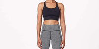 lululemon Energy Bra Long Line (Black, 14) - 7DAY'S