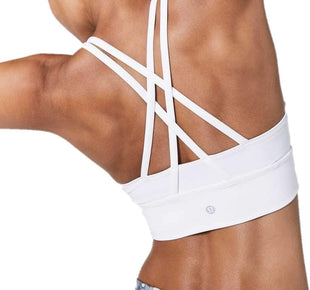 lululemon Energy Bra Long Line (White, 12)