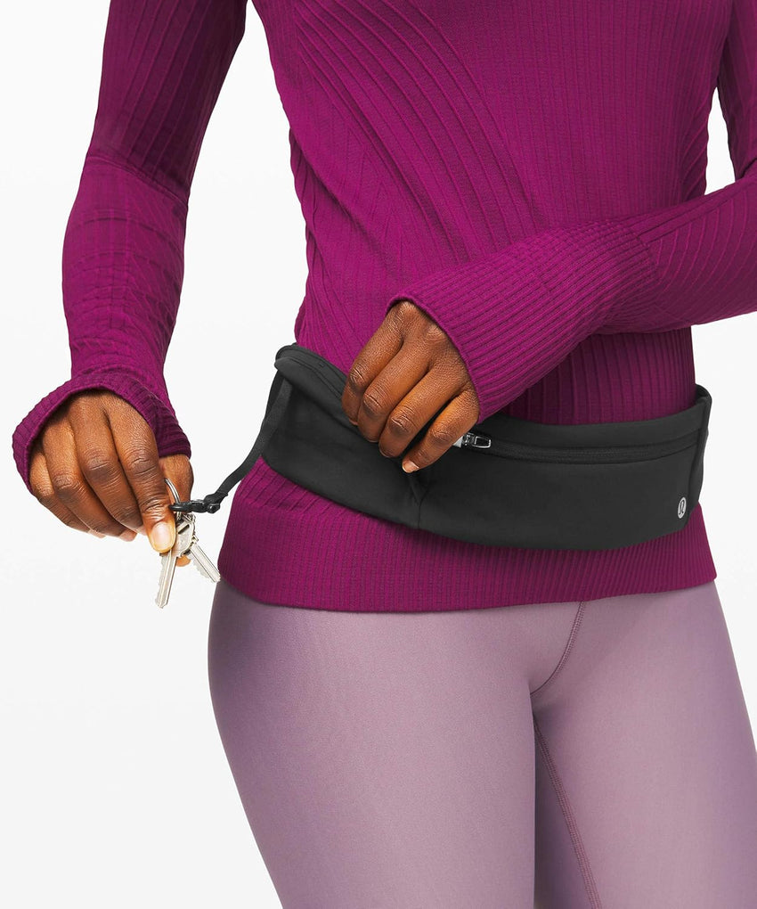 Lululemon Fast and Free Run Belt (Black, Size S/M) - 7DAY'S