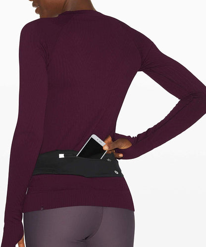 Lululemon Fast and Free Run Belt (Black, Size S/M) - 7DAY'S