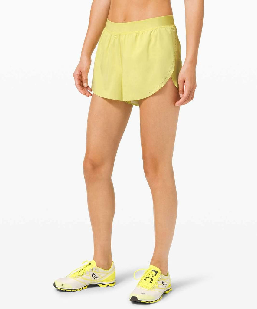 lululemon Find Your Pace Short 3" *Lined (Lemon Vibe, 12) - 7DAY'S