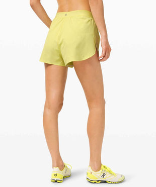 lululemon Find Your Pace Short 3" *Lined (Lemon Vibe, 12) - 7DAY'S