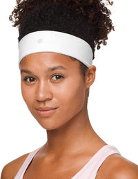 Lululemon Fly Away Tamer Headband (White) - 7DAY'S