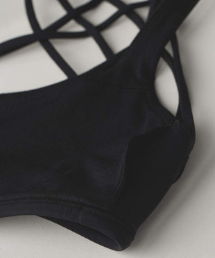 LULULEMON Free to Be Bra Wild (Black, 10) - 7DAY'S